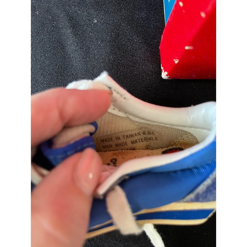 Vintage Disney Pals Baby Shoes Toddler Sneakers Cartoon Mickey Goofy‎
